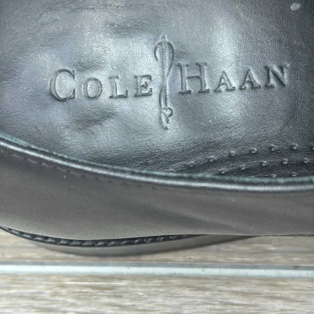 Cole Haan x Nike Air Men’s Sz 10.5M Black Leather Lace Up Classic Oxfords